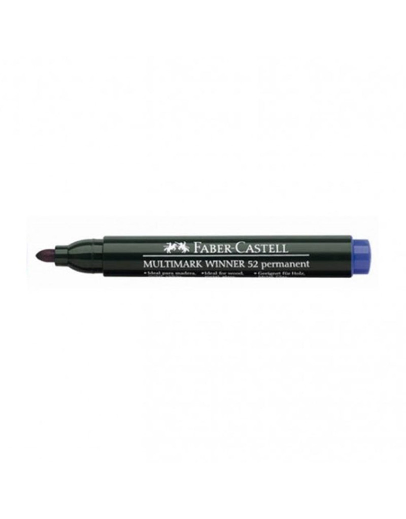Permanent Marker Faber Castell plavi obli 52 13864 (157851)  - 1