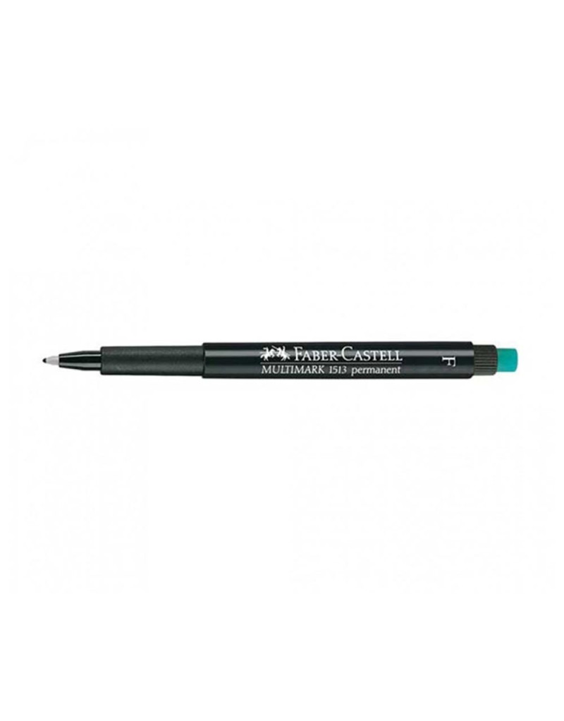 Flomaster OHP F 0 6mm  Faber Castell crni 07486  - 1