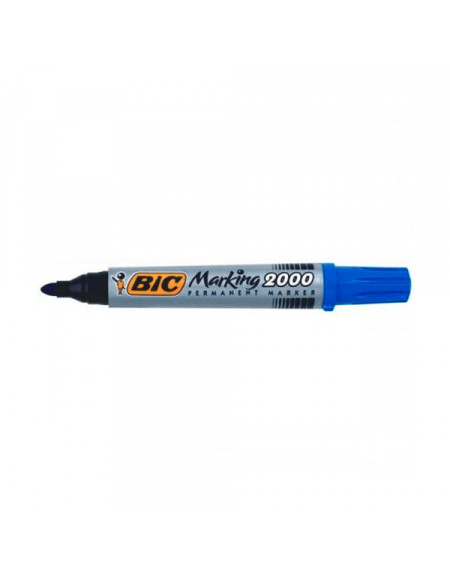 Permanent markeri BIC 2000 obli plavi  - 1