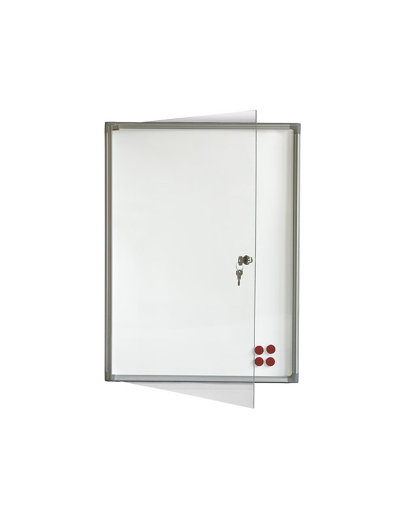 Tabla oglasna 2x3 GS46 bela magnetna sa vratima i klju  em 6xA4 / 73X68  - 1