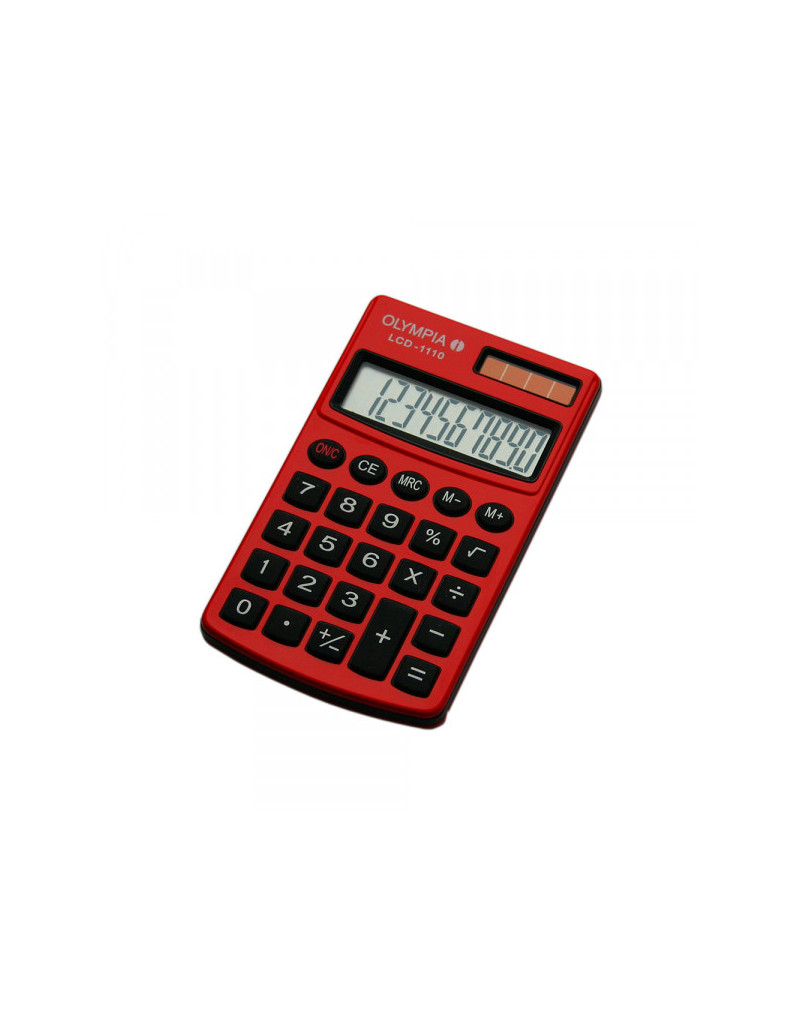 Kalkulator Olympia LCD 1110 Red  - 1