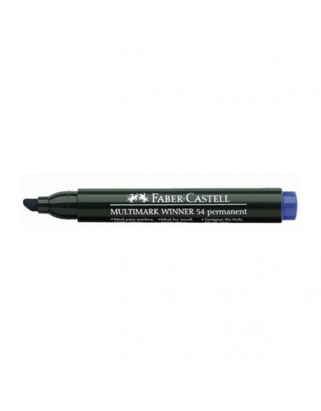 Permanent Marker Faber Castell plavi kosi vrh 54 08231 (157951)  - 1