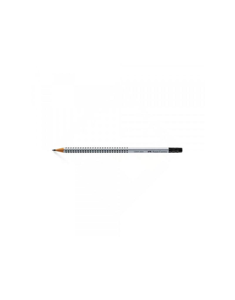 Grafitna olovka Faber Castel GRIP B sa gumicom siva 1172017  - 1