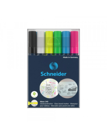 Marker Schneider za staklo Maxx 245 1-3mm  1/6 124596  - 1