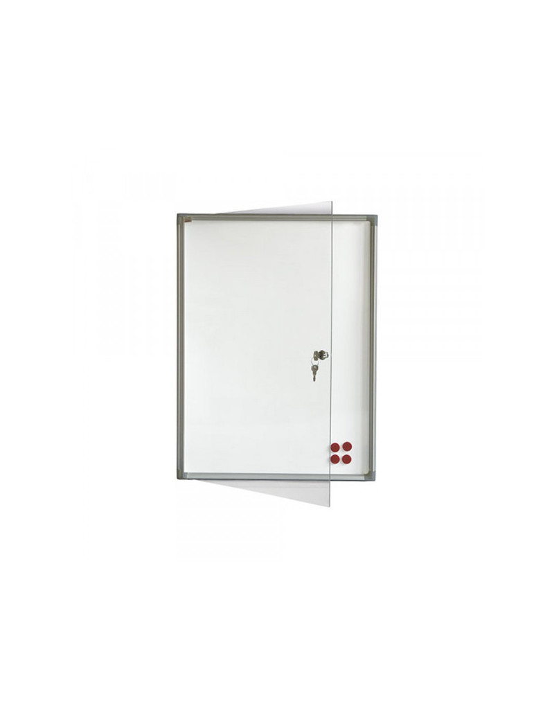 Tabla oglasna 2x3 GS42 bela magnetna sa vratima i klju  em 2xA4 / 51X37  - 1