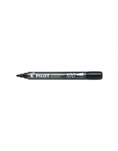 Permanent Marker PILOT crni obli vrh SCA-100-B 511097  - 1