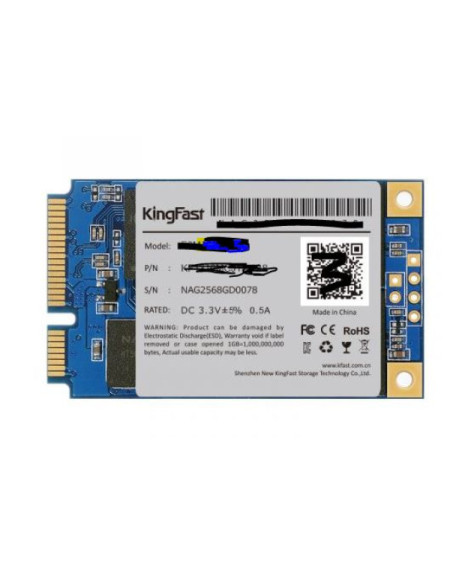 SSD mSATA 256GB KingFast F6M 550MBs/460MBs  - 1