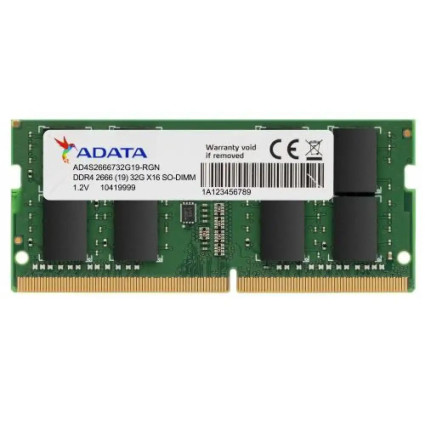 Memorija SODIMM DDR4 8GB 2666MHz AData AD4S26668G19-BGN  - 1