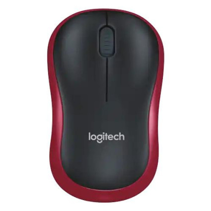 Bežični miš Logitech M185 1000dpi, crveni  optički  - 1