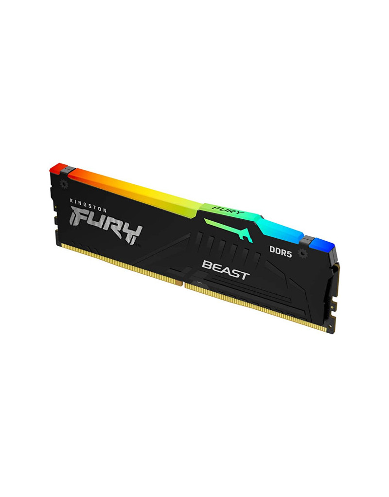 RAM DIMM DDR5 16GB 5200 Kingston Fury Beast RGB, KF552C36BBEA-16  - 1