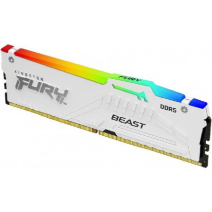 RAM DIMM DDR5 Kingston Beast White RGB EXPO 16GB 6000MHz KF560C36BWEA-16  - 1