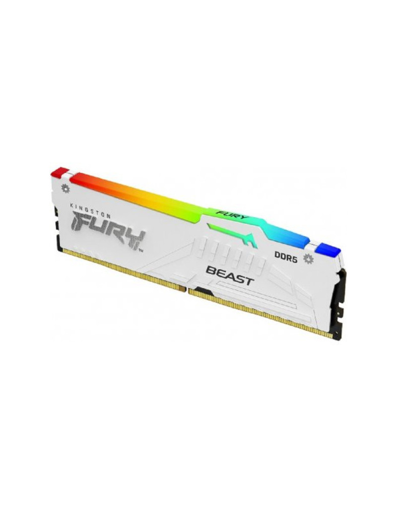 RAM DIMM DDR5 Kingston Beast White RGB EXPO 16GB 6000MHz KF560C36BWEA-16  - 1