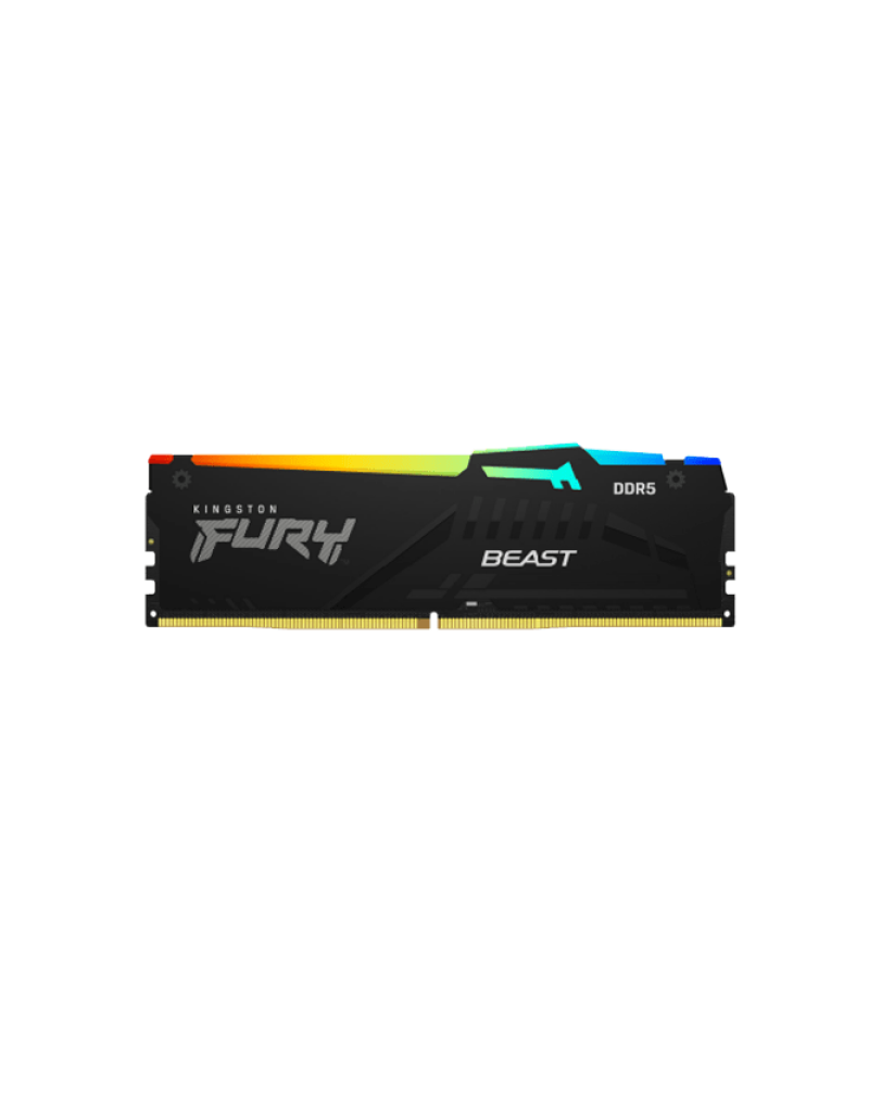 RAM DDR5 8GB 5200MT/s Kingston Fury Beast RGB 1.25V KF552C40BBA-8  - 1