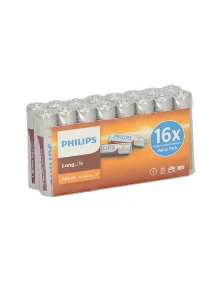 Baterija Philips Longlife R6 AAA 1/16 Alkalna  - 1