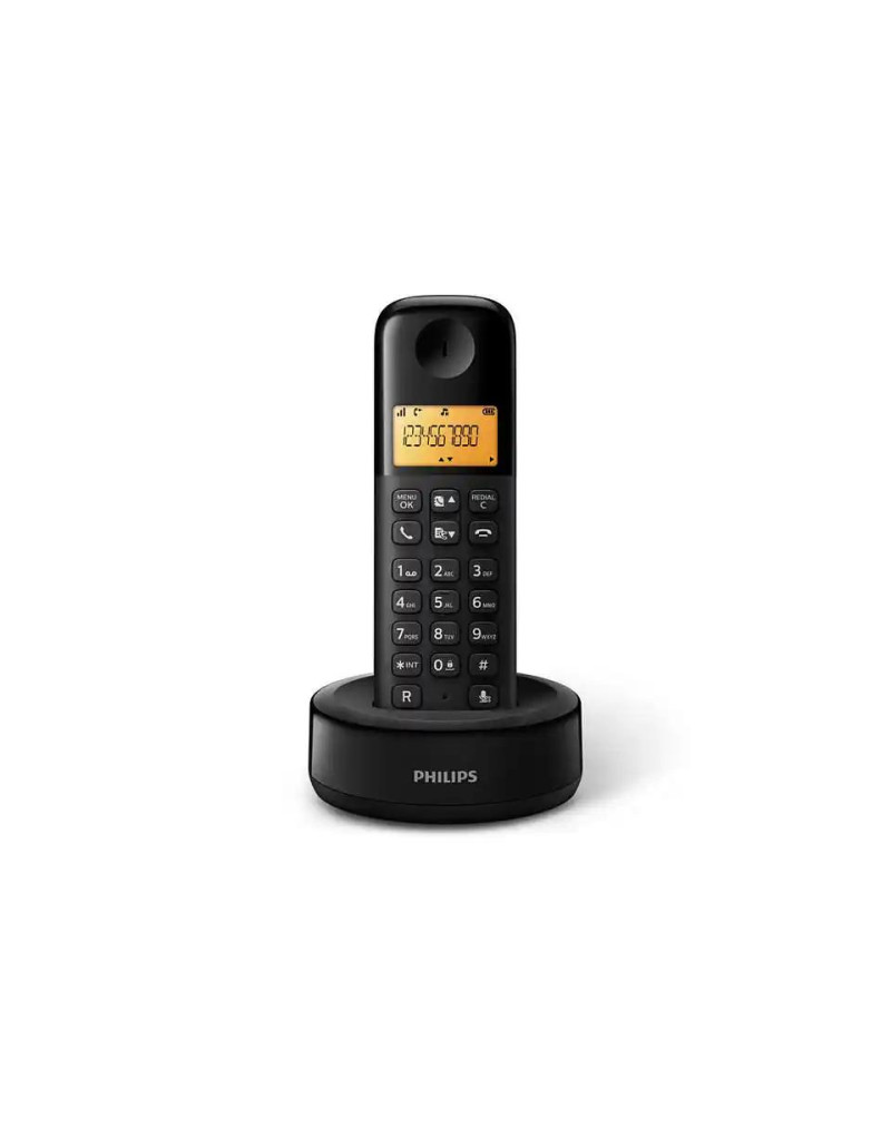 Bežični telefon Philips DB1601B/53 crni  - 1