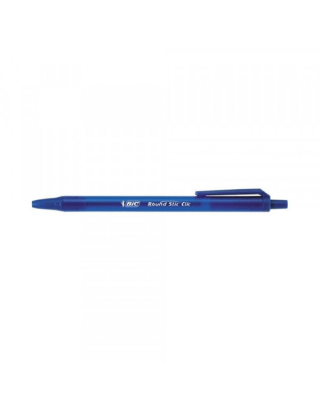 Hemijska olovka Bic Round stick click  plava  - 1
