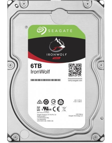 HDD Seagate 6TB ST6000VN001 3.5 5900 256M IronWolf VN001  - 1