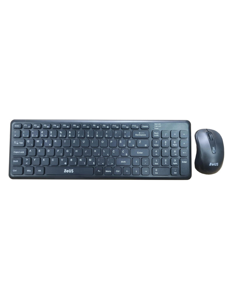 Bežična tastatura + miš Zeus Z300 Srb  - 1