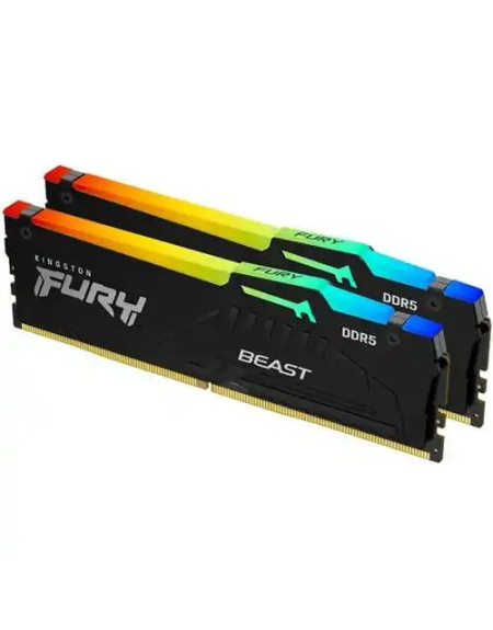 Memorija DDR5 32GB (2x16) 6000MHz Kingston Fury Beast RGB KF560C30BBAK2-32  - 1