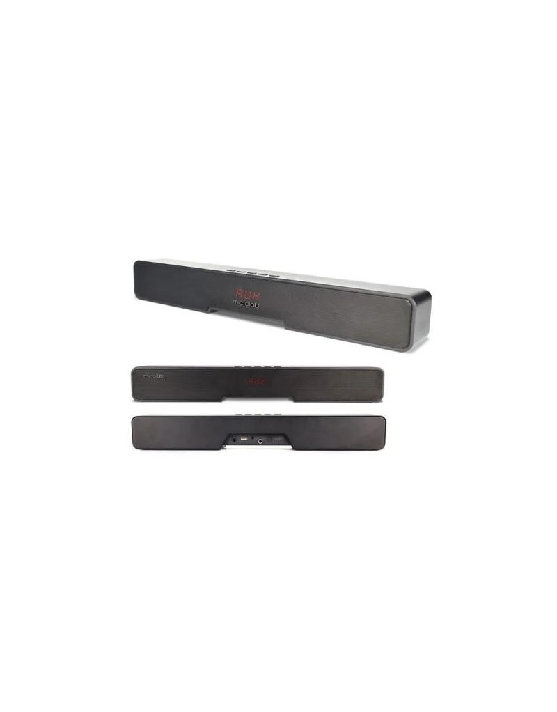 Bluetooth soundbar Microlab Onebar02 LED 2x15W/USB/HDMI/AUX/Optical/Coaxial Crni  - 1