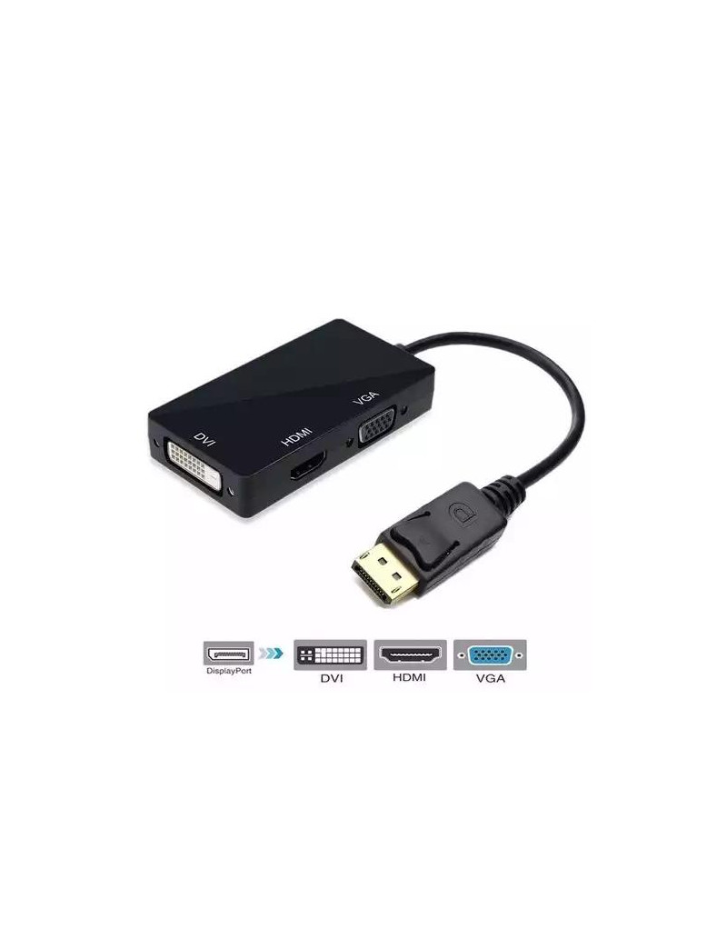 Adapter - Konverter Displayport - HDMI/VGA/DVI KT-D2HVD-59 Velteh  - 1