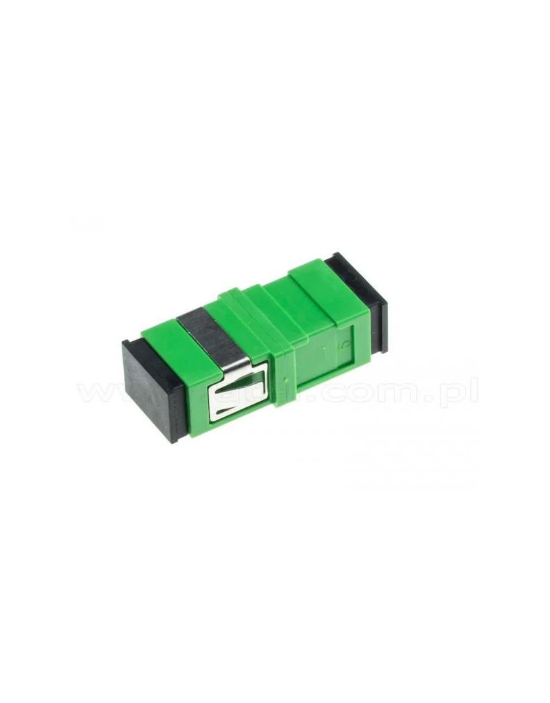 SC-APC/SC-APC singlemode fiber simplex adapter (1 x SC-APC SM) zeleni  - 1