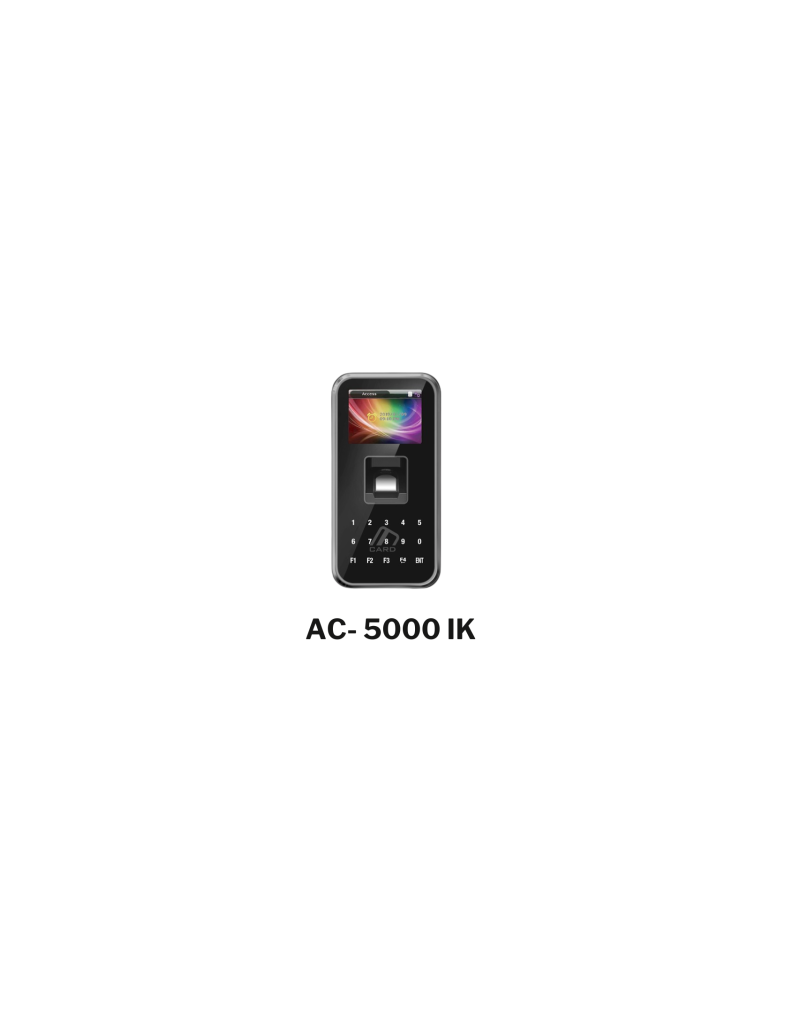 Terminal Virdi AC5000 IK9 POE  - 1