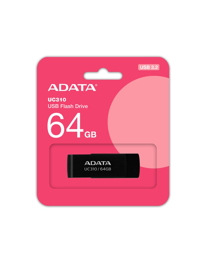 64GB 3.2 UC310-64G-RBK crni A-DATA - 1