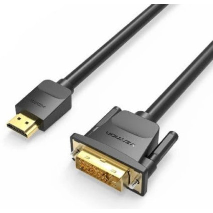 Kabl Vention ABFBG HDMI-DVI M/M  1.5m  - 1