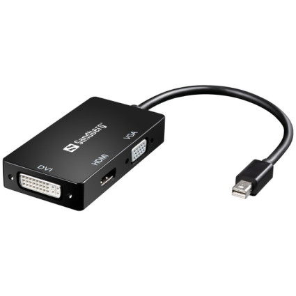 Adapter Sandberg Mini DisplayPort - HDMI/DVI/VGA 509-12  - 1