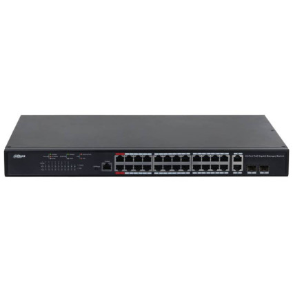 PFS4226-24GT-370 26-Port Managed Gigabit Switch with 24-Port PoE DAHUA - 1