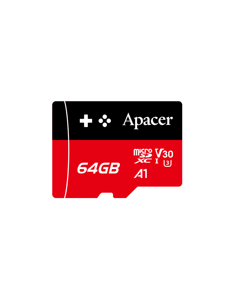 Memorijska kartica UHS-I MicroSDXC 64GB V30 AP64GMCSX10U7-RAGC APACER - 1