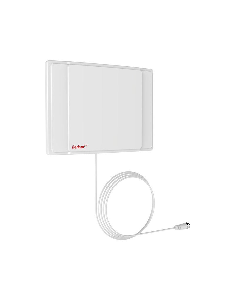 AF40P.W Indoor HDTV Flat TV Antenna 65 km BARKAN - 1