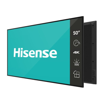 50 inča 50DM66D 4K UHD 500 nita Digital Signage Display - 24/7 Operation HISENSE - 1