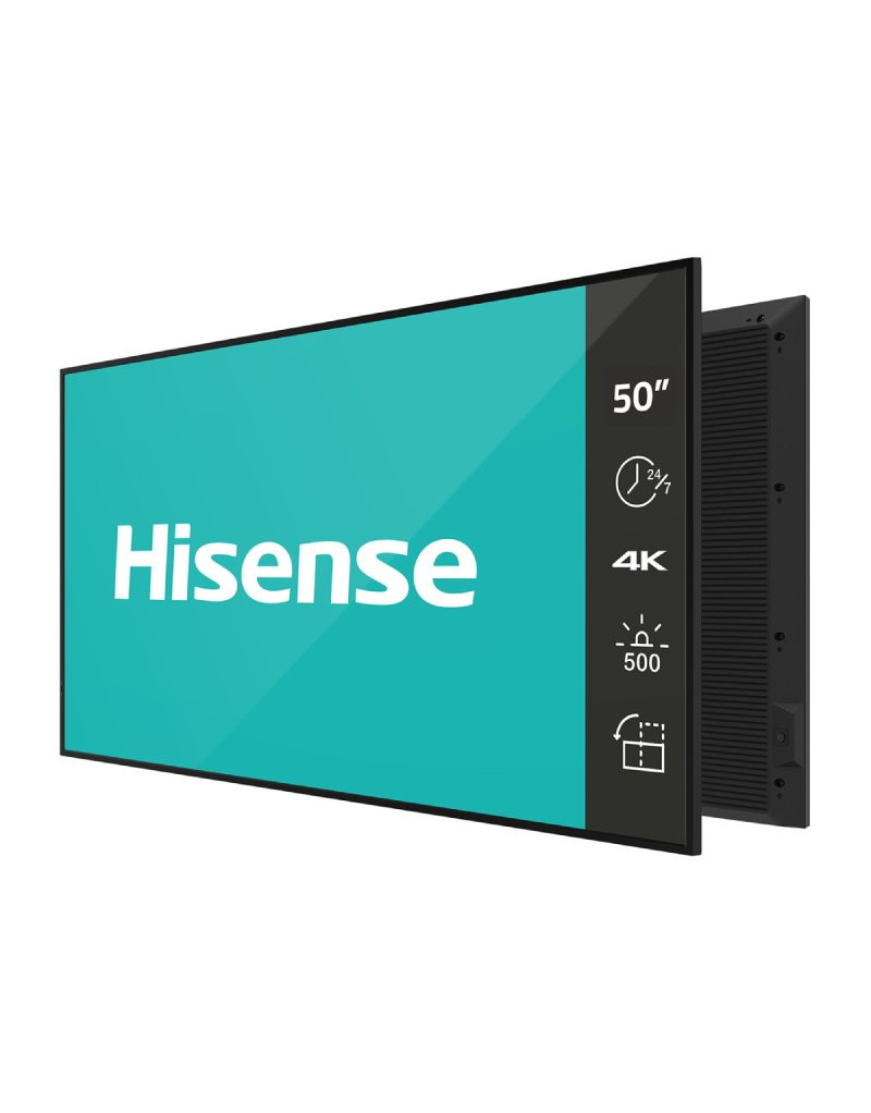 50 inča 50DM66D 4K UHD 500 nita Digital Signage Display - 24/7 Operation HISENSE - 1