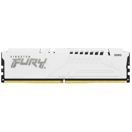 DIMM DDR5 16GB 6400MT/s KF564C32BWE-16 FURY Beast White XMP KINGSTON - 1