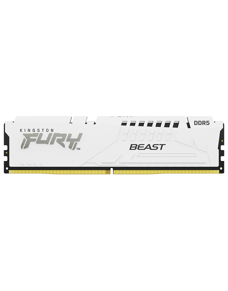 DIMM DDR5 32GB 6400MT/s KF564C32BW-32 FURY Beast White XMP KINGSTON - 1