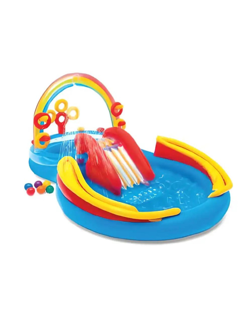 Bazen Intex dečiji Rainbow Ring Play Center 2-97x1-93x1-35m - 1 Bazen Intex dečiji Rainbow Ring Play Center 2-97x1-93x1-35m - 1