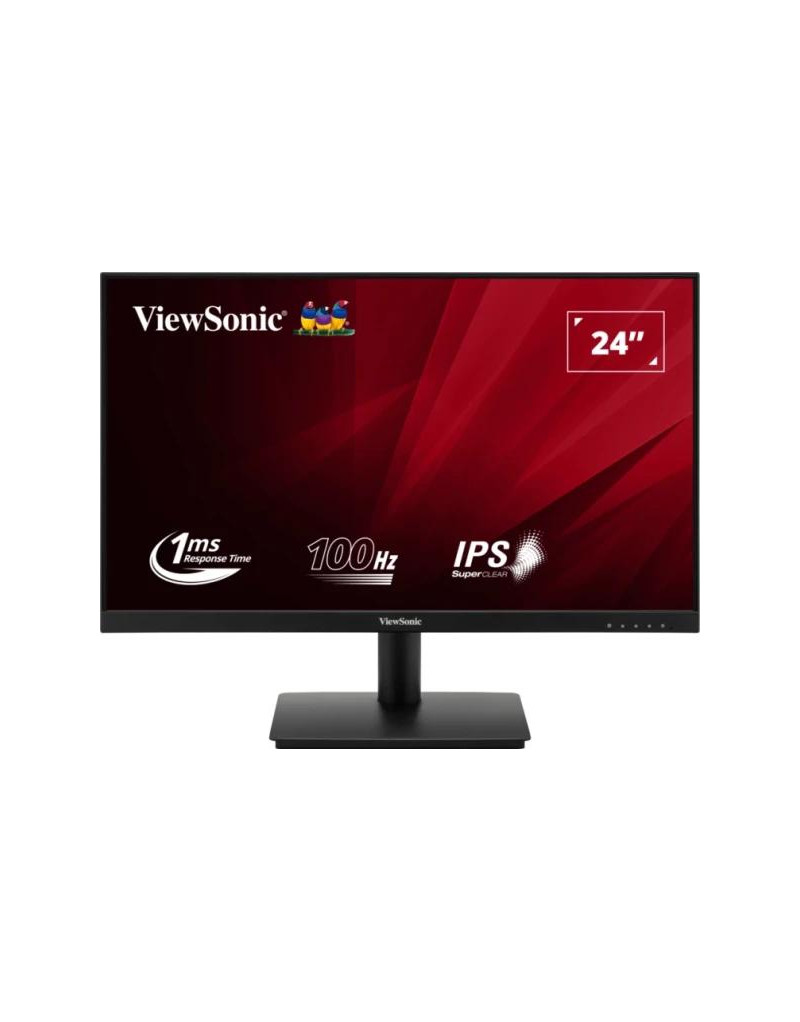 Monitor 24 Viewsonic VA240-H 1920x1080/Full HD/IPS/1ms/100Hz/VGA/HDMI/Frameless  - 1