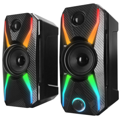 Zvučnici 2.0 Rampage RMS-X5 3Wx2 USB RGB  - 1