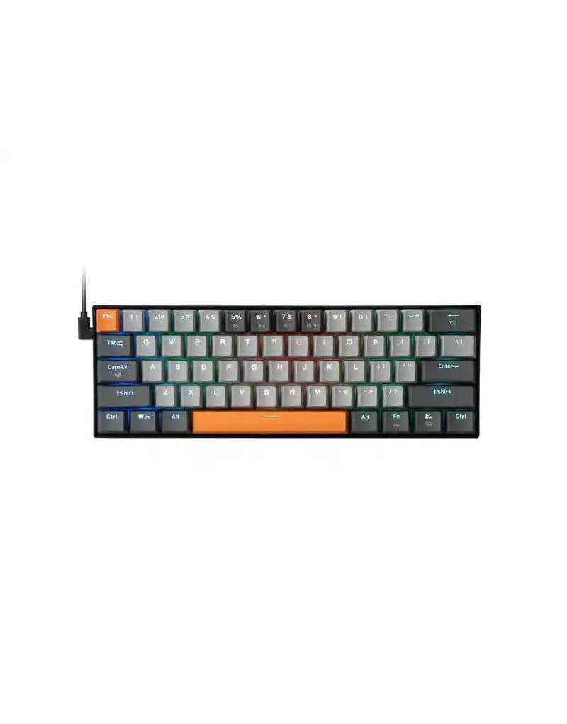 Tastatura Redragon Caraxes Wired USB-C,RGB, mehanička, crveni svičevi  - 1