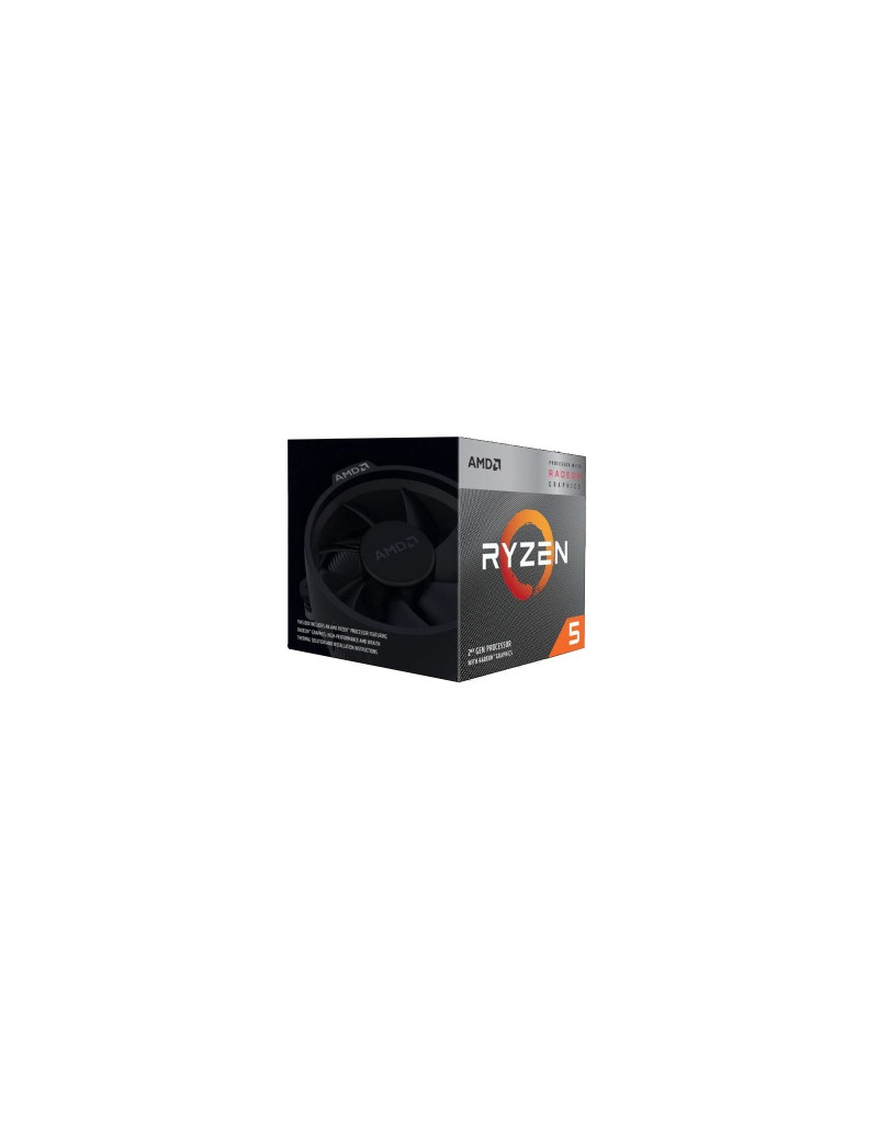 Ryzen 5 3400G 4 cores 3.7GHz (4.2GHz) Box procesor AMD - 1