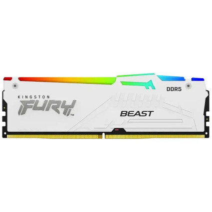  Memorija DDR5 64GB-2x32GB- 6000MHz Kingston Fury Beast  KF560C36BWEAK2-64 White---  - 1