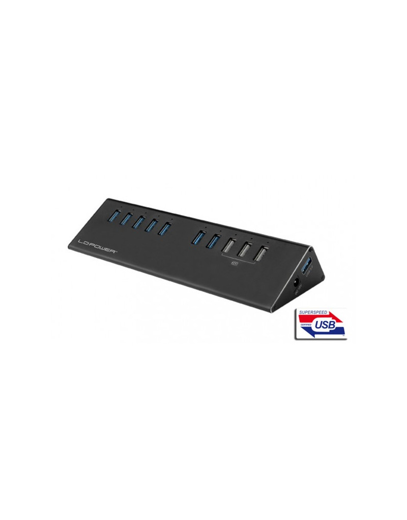 HUB LC Power LC-HUB-ALU-2B-10 USB3.0 Aluminium  - 1