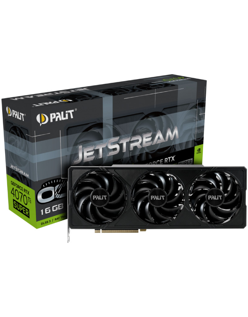 RTX4070Ti Super JetStream OC 16GB GDDR6X 256bit 3-DP (NED47TSS19T2-1043J) grafička karta PALIT - 1