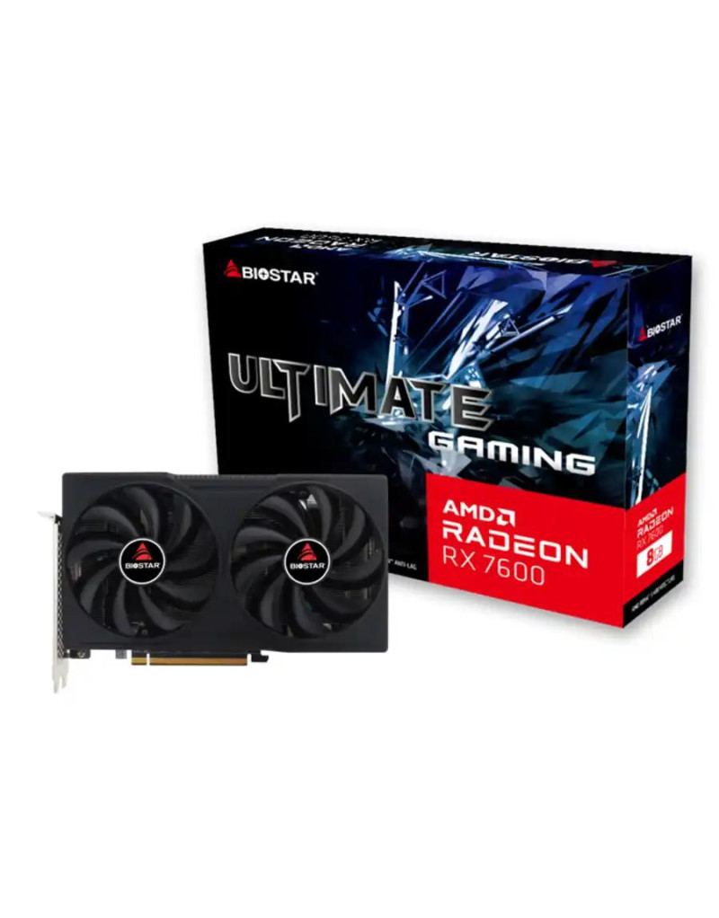 Grafička karta Biostar RX7600 8GB DDR6 128bit HDMI/3DP  - 1