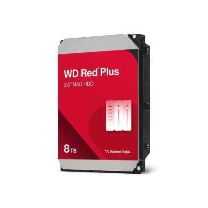 8TB 3.5" SATA III 256MB IntelliPower WD80EFPX Red Plus hard disk WD - 1