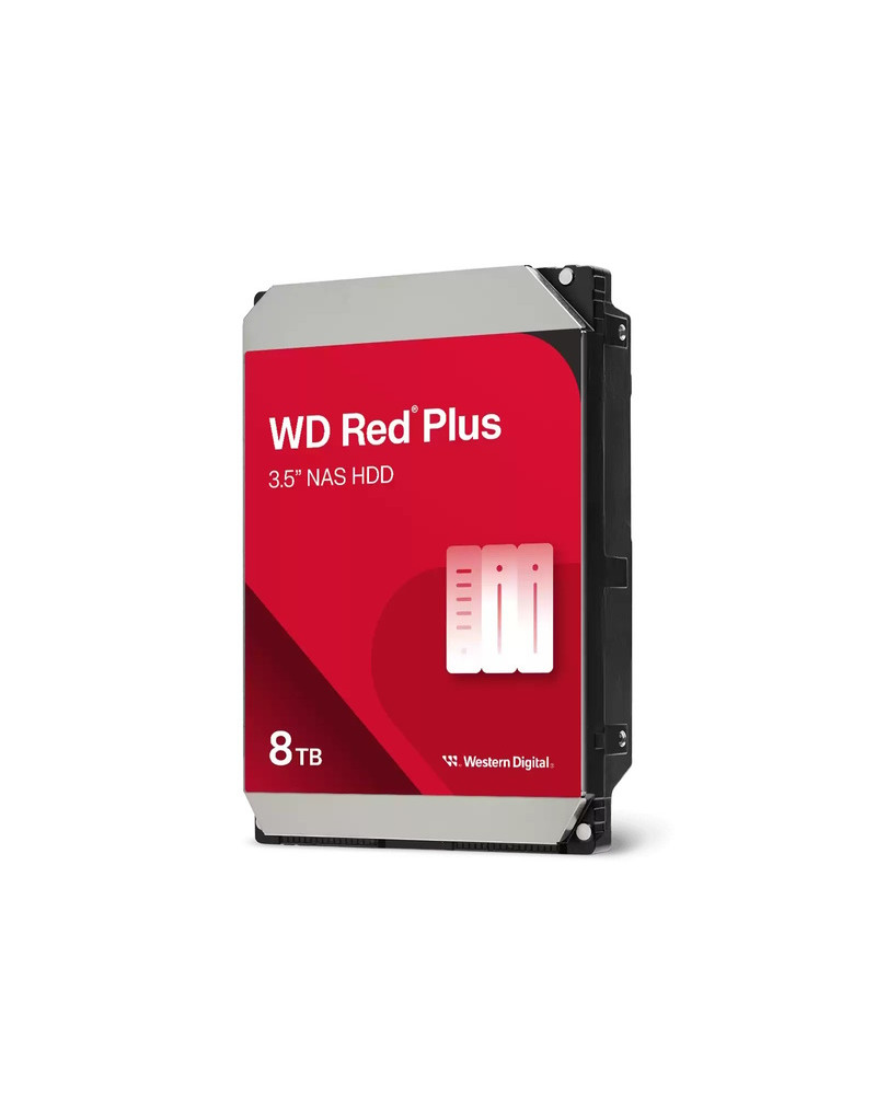 8TB 3.5" SATA III 256MB IntelliPower WD80EFPX Red Plus hard disk WD - 1