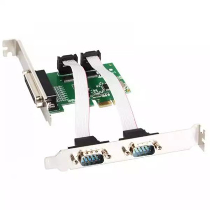 Kartica PCI-E kontroler 2 x serial RS232 + 1 parallel E-Green  - 1