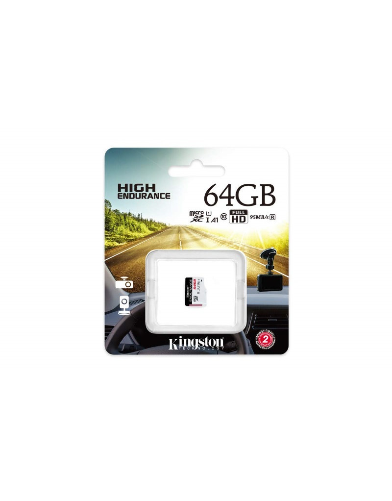 Memorijska kartica UHS-I microSDXC 64GB C10 A1 Endurance SDCE/64GB KINGSTON - 1